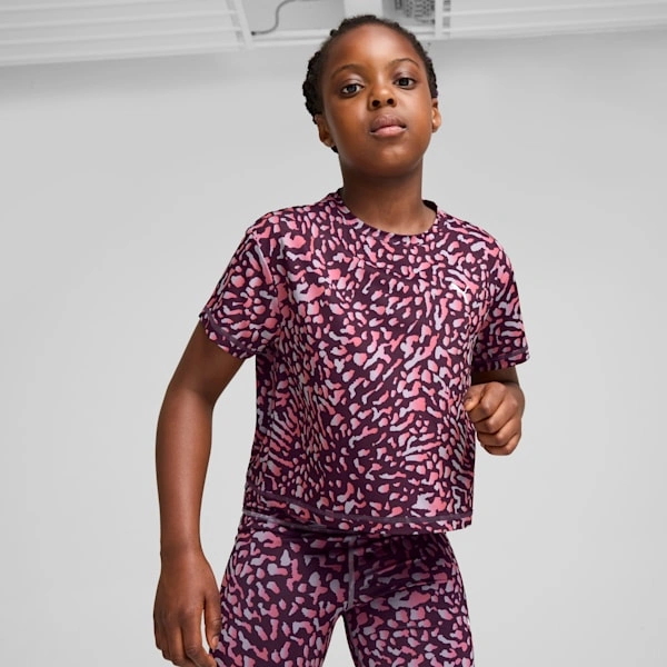 PUMA T-shirt per bambini: treni e sogni a portata di mano, un'avventura corta e colorata!