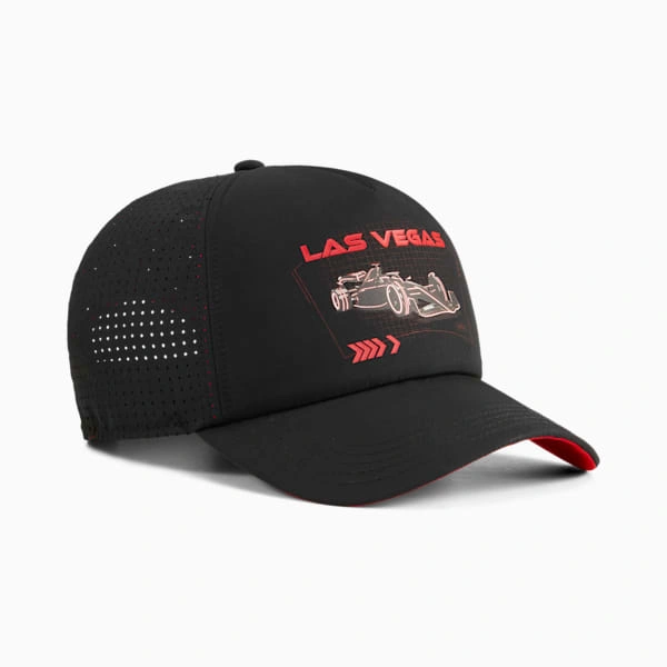 Cappello Trucker F1 Las Vegas PUMA: Sfida il deserto, domina la pista, stile italiano!